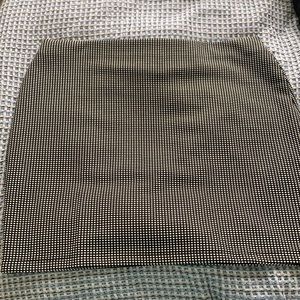 Black and white skirt